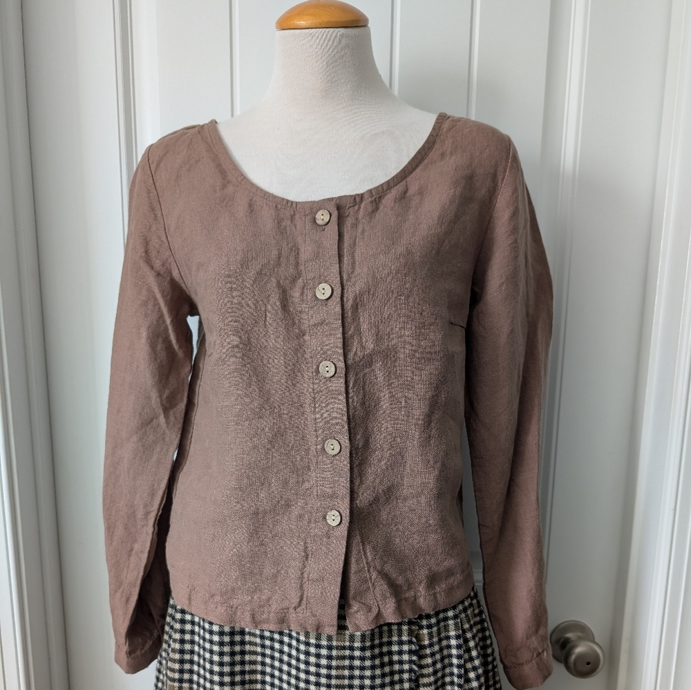 NWOT Linen By MN Blouse